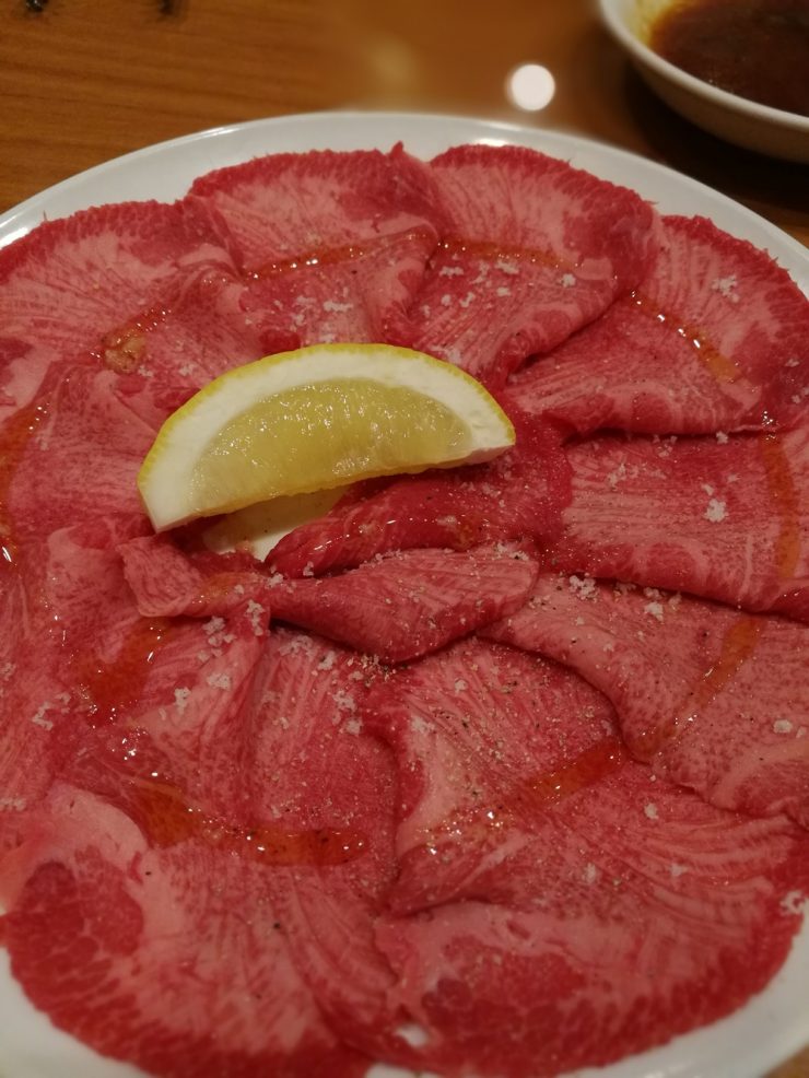タン塩　焼肉