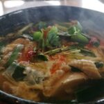 手打ちうどん　かすみ亭　京田辺市　親子うどん