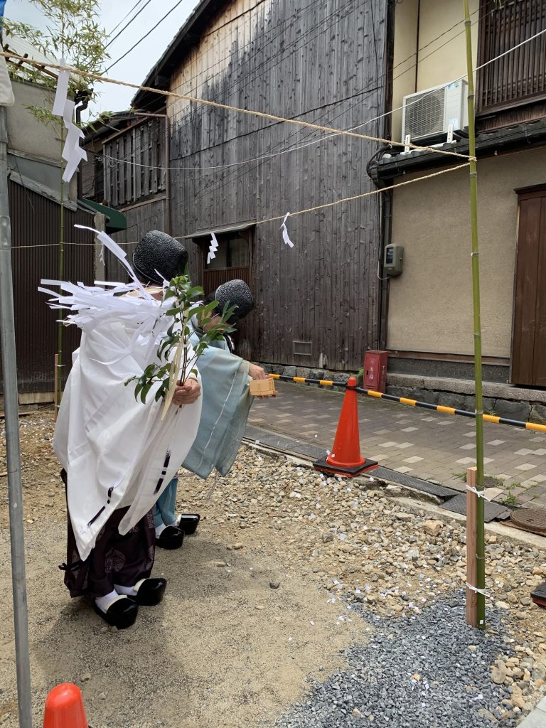 地鎮祭　四方祓い