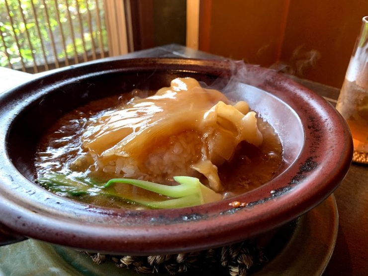 白碗竹筷樓　祇園　ふかひれ飯