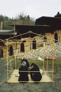 伊賀焼 長谷園登り釜茶会