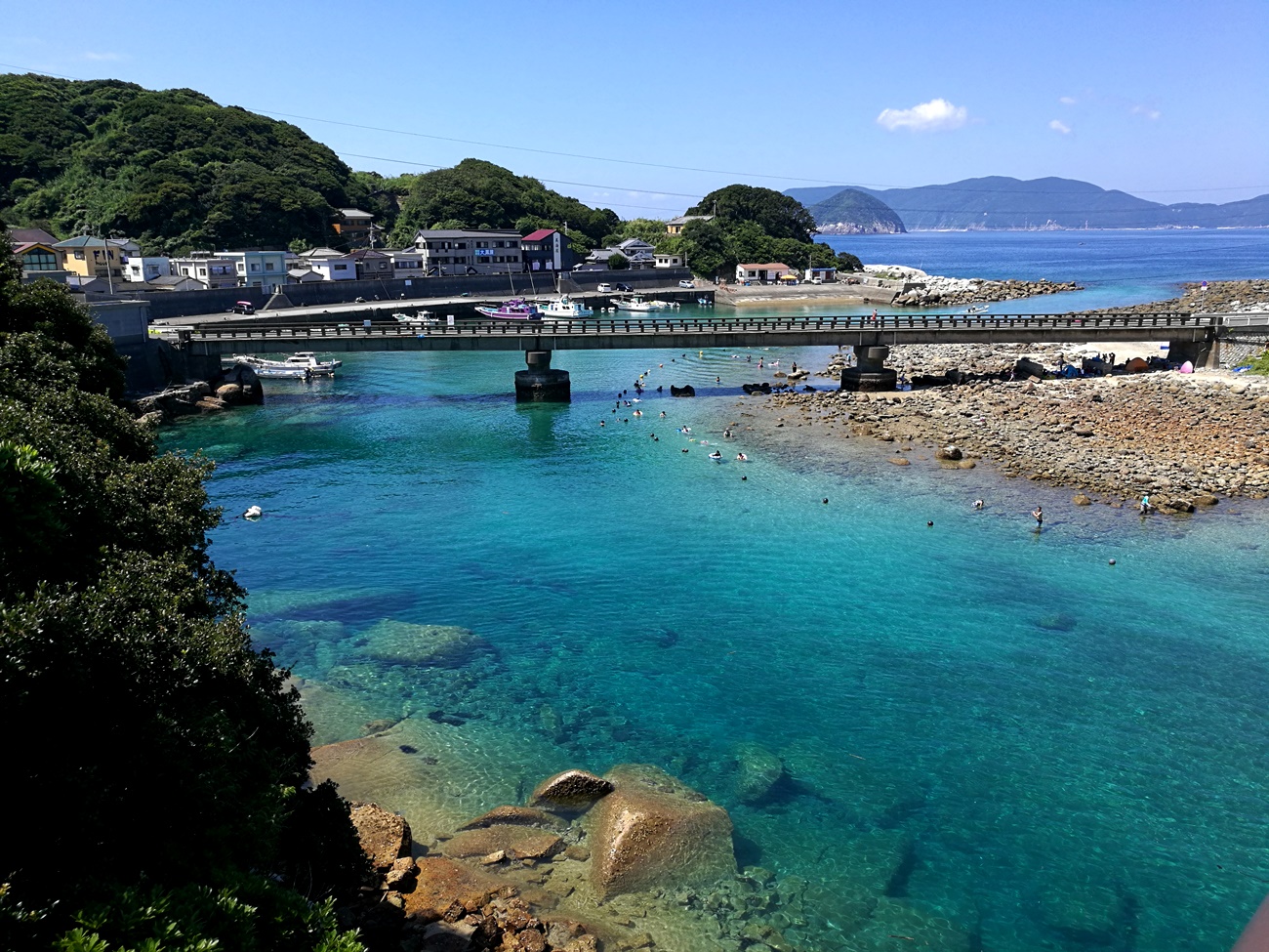 高知県足摺岬　柏島の海