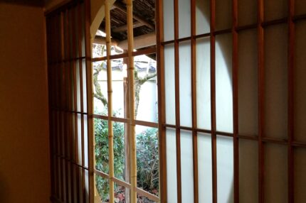 上賀茂社家改修工事　円窓