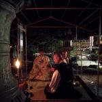 神事の後の直会茶会　2017年8月　今宮神社・織姫祭