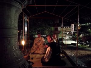 神事の後の直会茶会 2017年8月 今宮神社・織姫祭