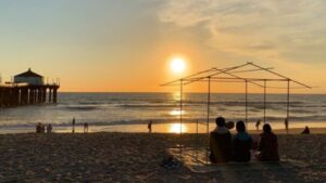 ロサンゼルス マンハッタンビーチ 茶会