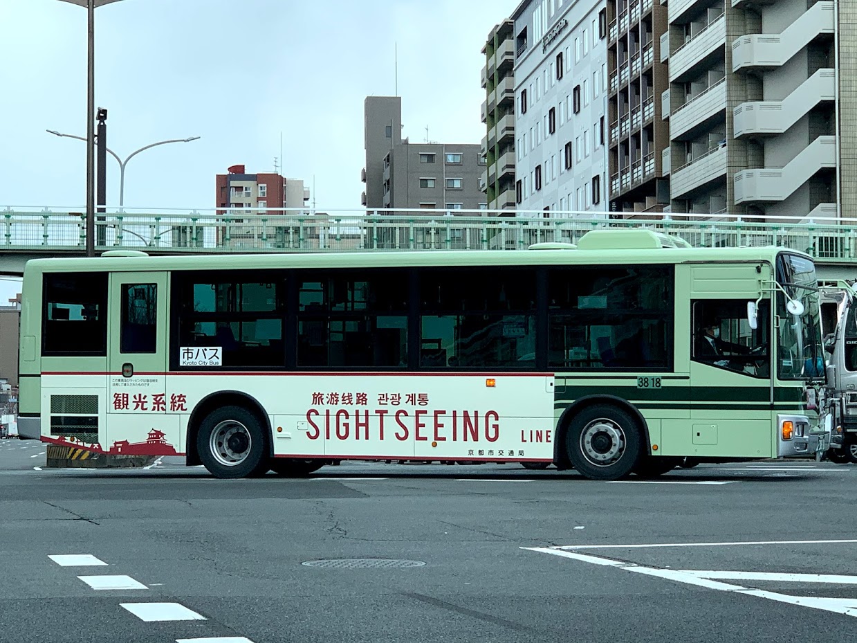 kyoto city bus sightseeing line