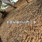 京都嵐山　西光院　山門新築工事　茅葺き屋根の動画