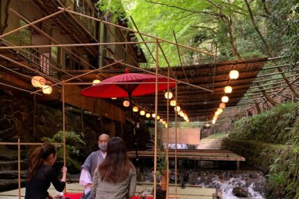 貴船ふじや　川床茶会