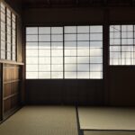 京都・神楽岡茶室改修工事 貴人口と障子窓の光
