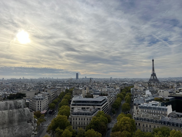 フランス・パリ　エトワール凱旋門　paris france